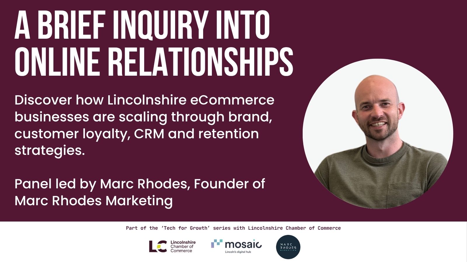 Learn from Lincolnshire’s top eCommerce founders in this honest panel on real growth, retention, and repeat revenue.