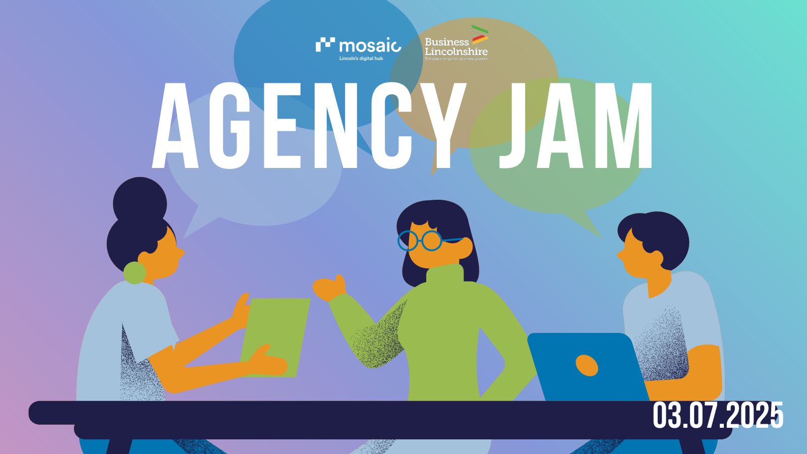 Don’t miss the Agency Jam at Mosaic! Share insights, discuss trends, and connect with peers. Join us for an engaging lunchtime event.