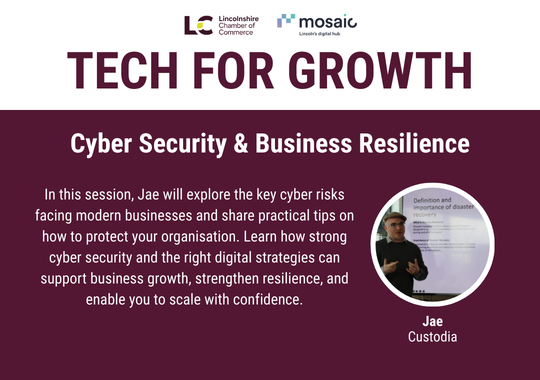Mosaic latest news and events - Tech For Growth | Cyber Security & Business Resilience