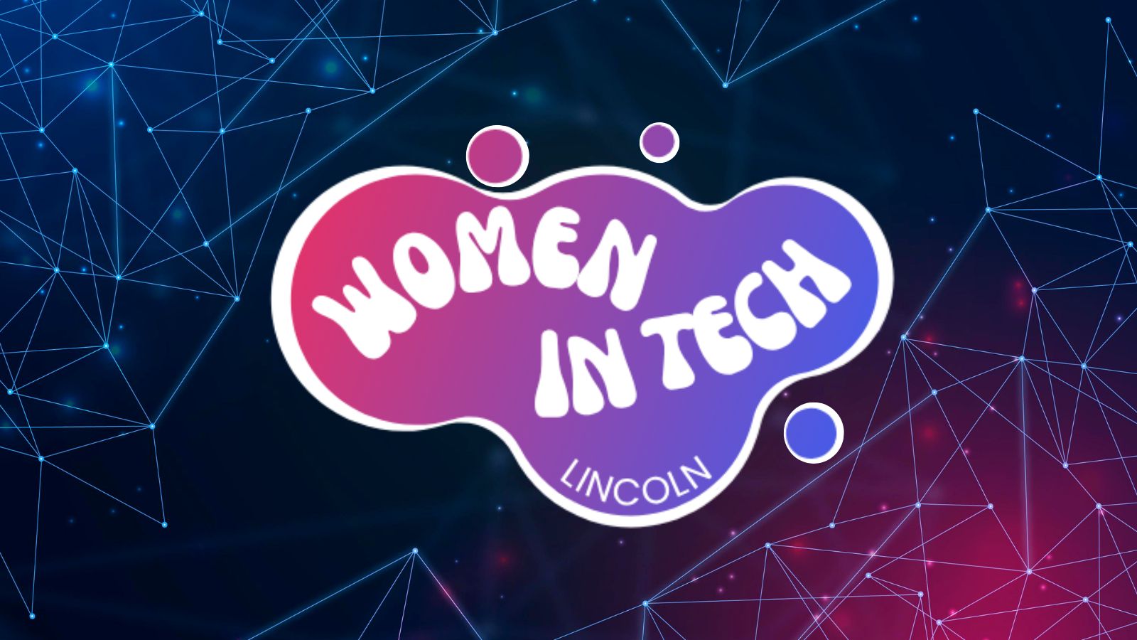 The Lincoln Women in Tech logo represents a community supporting and celebrating women in technology across Lincolnshire, promoting inclusivity, collaboration and innovation.