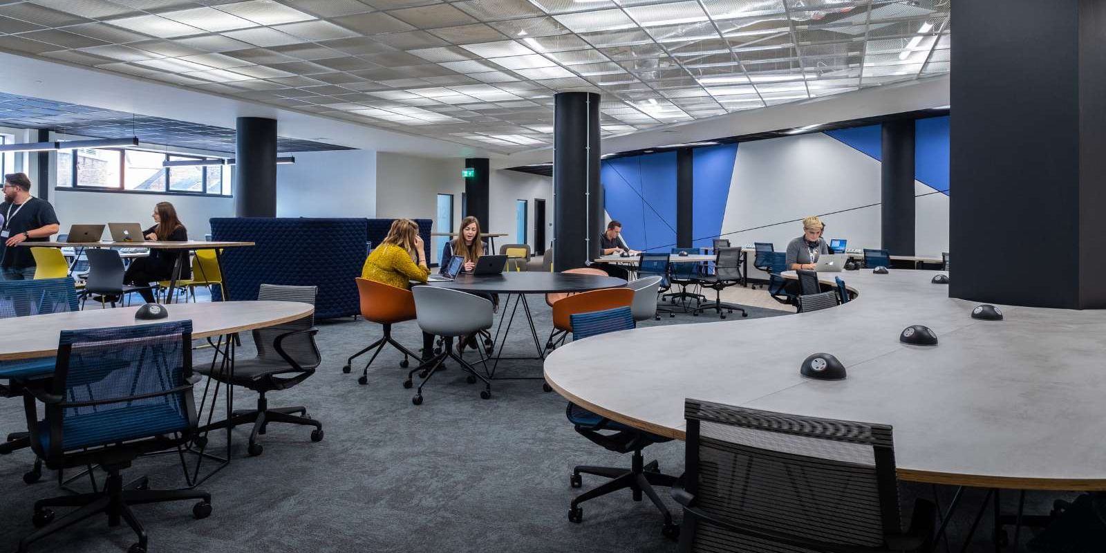 Dedicated desk area with 24-hour access