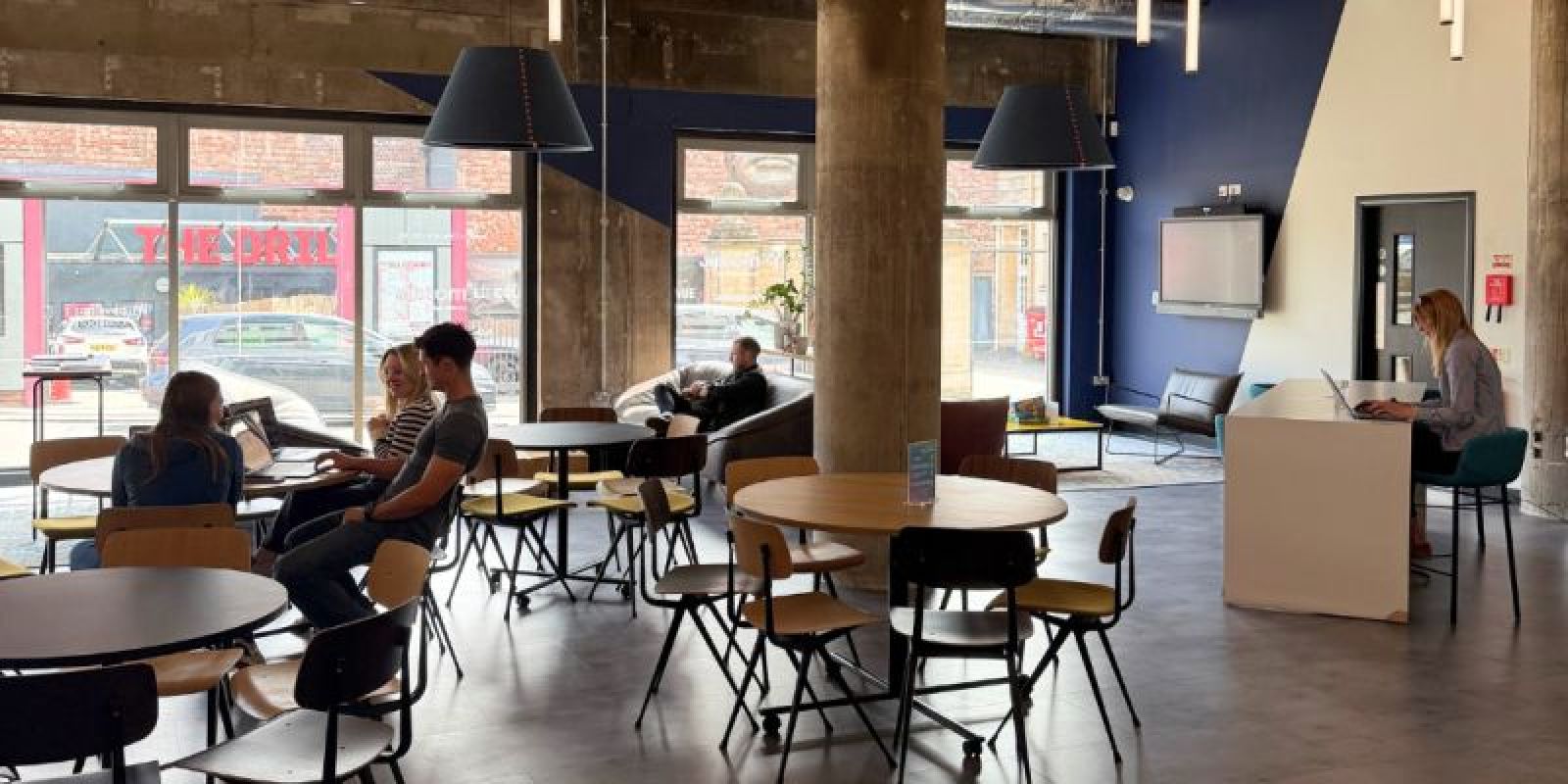 Hot desking is open weekdays between 08:30 and 17:30* High-speed WiFi Entry to the Mosaic Lounge