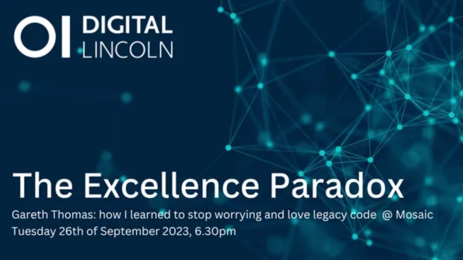 digital lincoln the excellence paradox networking event