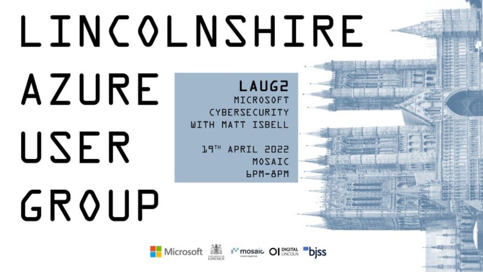 lincolnshire azure user group event promotional copy