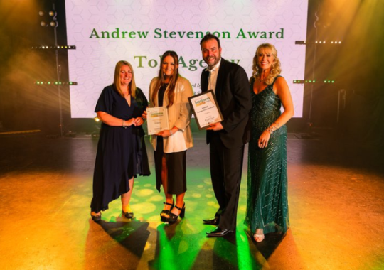 Mosaic latest news and events - Mosaic Member - Tok Agency Receives Prestigious Andrew Stevensons Memorial Award