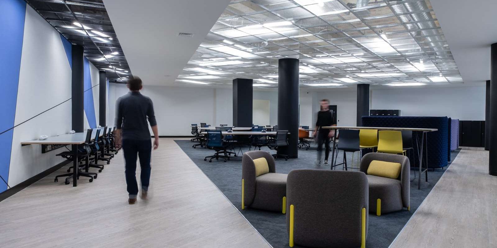 Dedicated desk area with 24-hour access